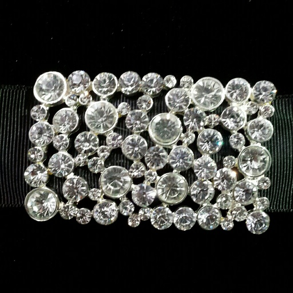 NWT Black Alex Evening dress with crystal belt - Picture 8 of 8